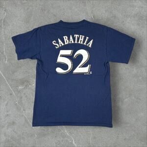 Vintage 2008 CC Sabathia Size XL Majestic MLB Short Sleeve Brewers T-Shirt
